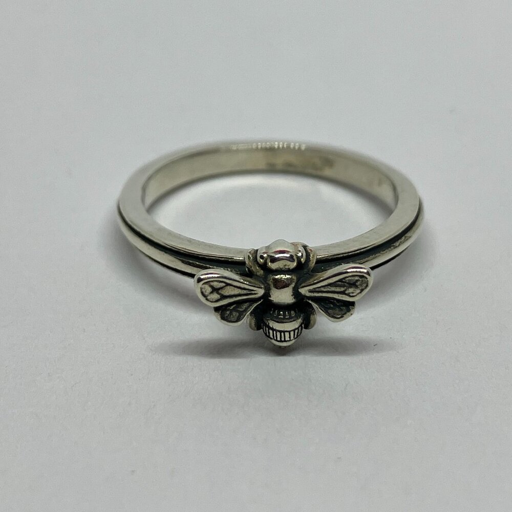 James Avery Honey Bee Ring Sterling Silver 925 Sz 8 3/4